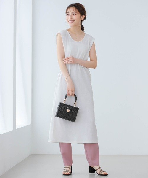 Edit Sheen（エディットシーン）の「スクエア型チェーンショルダーかごバッグ（かごバッグ・レディース・ブラック/ベージュ/アイボリー・FREE）」の20枚目の写真