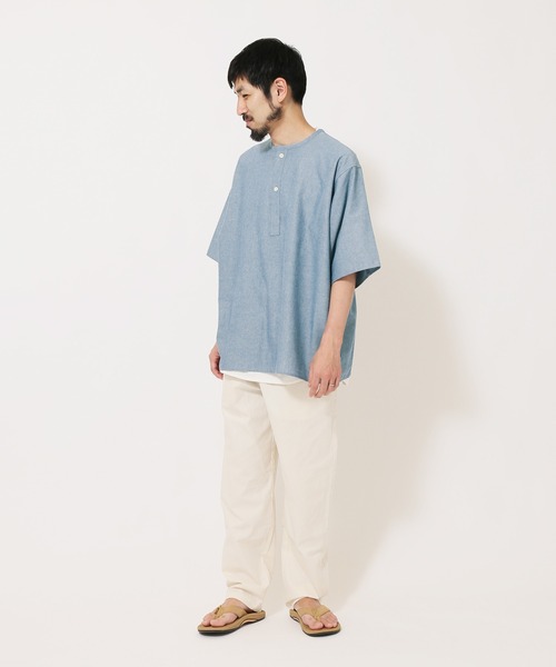 ARMY TWILL(アーミーツイル)の「【ARMY TWILL/アーミーツイル】スリーピング シャツ S/S(シャツ/ブラウス・メンズ・グレー/ネイビー/ダークグレー・LARGE/MEDIUM)」の10枚目の写真