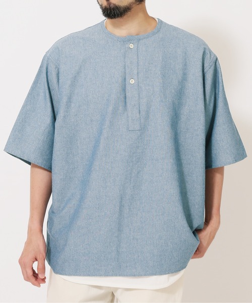 ARMY TWILL(アーミーツイル)の「【ARMY TWILL/アーミーツイル】スリーピング シャツ S/S(シャツ/ブラウス・メンズ・グレー/ネイビー/ダークグレー・LARGE/MEDIUM)」の7枚目の写真