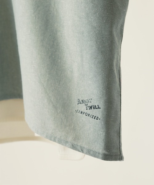 ARMY TWILL(アーミーツイル)の「【ARMY TWILL/アーミーツイル】スリーピング シャツ S/S(シャツ/ブラウス・メンズ・グレー/ネイビー/ダークグレー・LARGE/MEDIUM)」の9枚目の写真