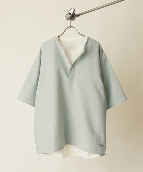 ARMY TWILL(アーミーツイル)の「【ARMY TWILL/アーミーツイル】スリーピング シャツ S/S(シャツ/ブラウス・メンズ・グレー/ネイビー/ダークグレー・LARGE/MEDIUM)」の22枚目の写真