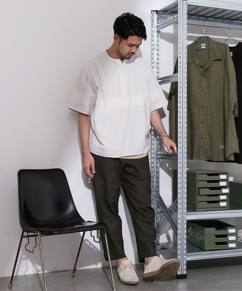 ARMY TWILL(アーミーツイル)の「【ARMY TWILL/アーミーツイル】スリーピング シャツ S/S(シャツ/ブラウス・メンズ・グレー/ネイビー/ダークグレー・LARGE/MEDIUM)」の15枚目の写真