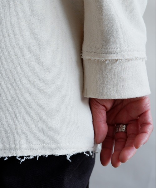 MANASTASH（マナスタッシュ）の「MANASTASH/マナスタッシュ　W's BOTH SIDES SWEAT SH　ウィメンズ　ボスサイド　スウェット（スウェット・レディース・ブラック/マルチ/テラコッタ/ナチュラル・MEDIUM）」の11枚目の写真