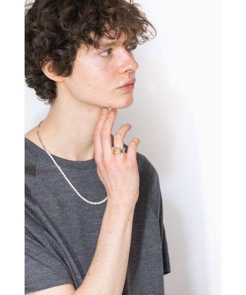 OX JEWELRY（オックスジュエリー）の「Silver Circle Ring（リング・メンズ・シルバー/ゴールド/シルバー×ゴールド・17号/19号/21号/11号/9号/13号）」の13枚目の写真