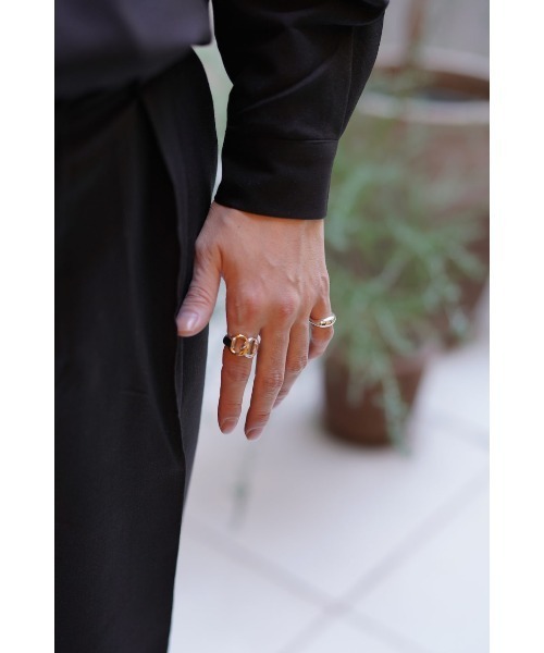 OX JEWELRY（オックスジュエリー）の「Silver Circle Ring（リング・メンズ・シルバー/ゴールド/シルバー×ゴールド・17号/19号/21号/11号/9号/13号）」の12枚目の写真