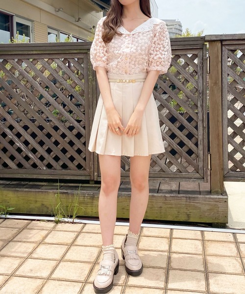 apres jour（アプレジュール）の「刺繍レースブラウス【ZOZOTOWN限定アイテム】（シャツ/ブラウス・レディース・オフホワイト/ピンク/アイボリー・X-LARGE/フリー）」の12枚目の写真