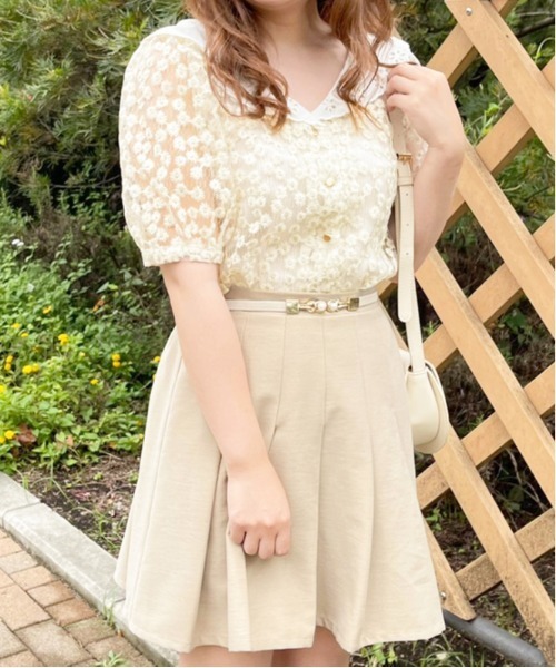セール】刺繍レースブラウス【ZOZOTOWN限定アイテム】（シャツ