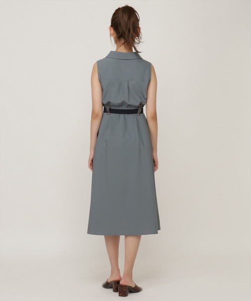 REDYAZEL（レディアゼル）の「バイカラーシャツワンピース（ワンピース・レディース・ネイビー/ベージュ/ブルー・SMALL/MEDIUM）」の12枚目の写真