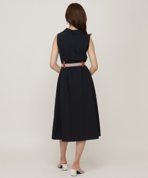 REDYAZEL（レディアゼル）の「バイカラーシャツワンピース（ワンピース・レディース・ネイビー/ベージュ/ブルー・SMALL/MEDIUM）」の22枚目の写真