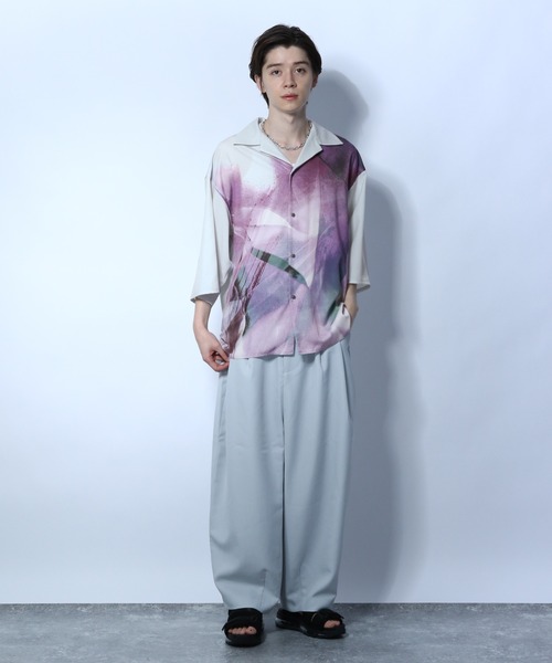 HARE（ハレ）の「カラーボタニカルシャツ(HARE)（シャツ/ブラウス