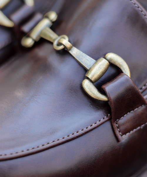 SESTO（セスト）の「ビット付きローファーデザインのスリッパミュールサンダル（スリッポン・レディース・ブラック/ダークブラウン・LL/3L/S/M/L）」の4枚目の写真