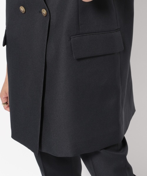 BARNYARDSTORM（バンヤードストーム）の「BARNYARDSTORM / ツイルストレッチベスト（その他トップス・レディース・キャメル/ネイビー・0/1）」の13枚目の写真