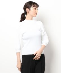 ジャスグリッティー♡ボリュームスリーブニット♡白 JUSGLITTY（ジャスグリッティー）の「ボリュームスリーブニット