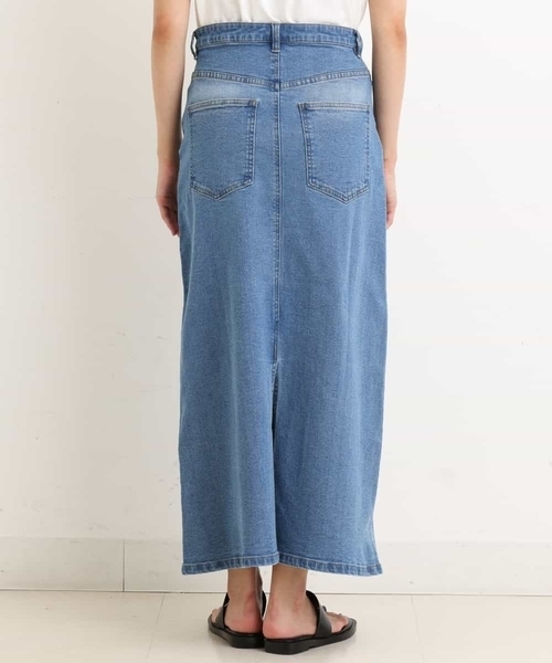 a.v.v(アーヴェヴェ)の「Aラインデニムスカート(デニムスカート・レディース・ブルー/グレー・38/40/36/42/34)」の9枚目の写真