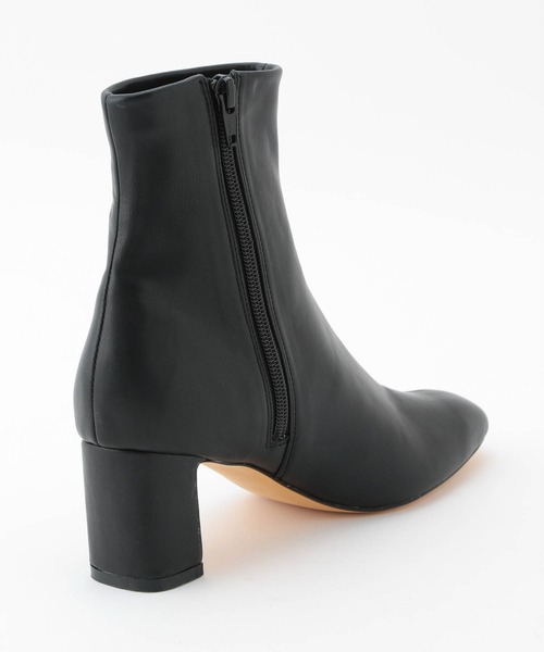 ROPE'(ロペ)の「アーティフィシャルレザーストレッチショートブーツ(ブーツ・レディース・ブラック/カーキ/ベージュ系その他・36/37/36.5/37.5)」の7枚目の写真