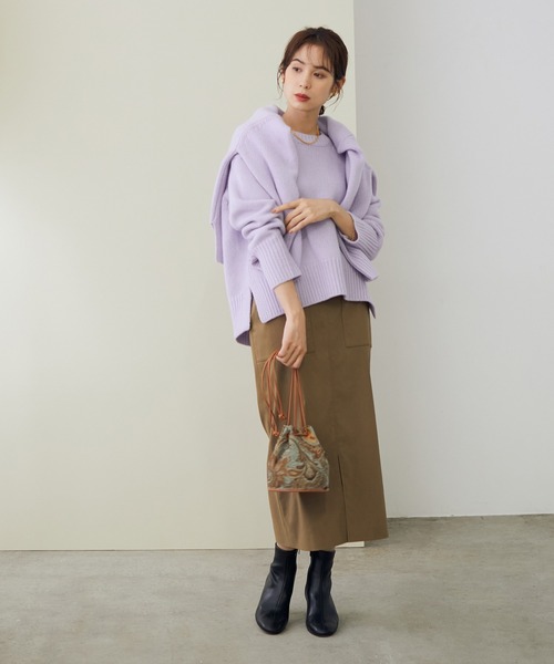 ROPE'(ロペ)の「アーティフィシャルレザーストレッチショートブーツ(ブーツ・レディース・ブラック/カーキ/ベージュ系その他・36/37/36.5/37.5)」の18枚目の写真