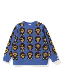 A BATHING APE（アベイシングエイプ）の「BABY MILO PATTERN KNIT K