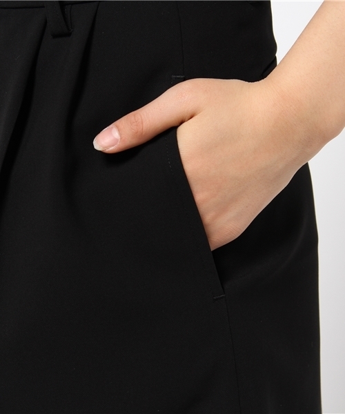 ELFORBR（エルフォーブル）の「ダブルクロスキュロットパンツ（その他パンツ・レディース・マスタード/ホワイト/ブラック・38/36）」の8枚目の写真