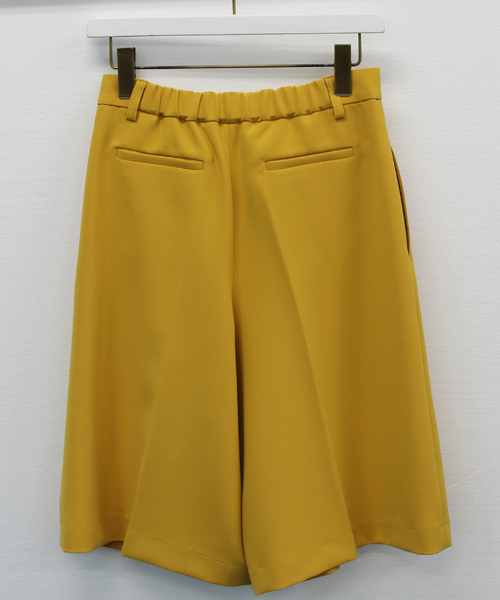 ELFORBR（エルフォーブル）の「ダブルクロスキュロットパンツ（その他パンツ・レディース・マスタード/ホワイト/ブラック・38/36）」の6枚目の写真