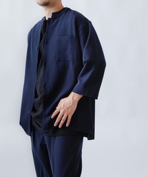 COLONY 2139 | ストレッチイージーケアスタンド8分袖シャツ※セットアップ対応(シャツ/ブラウス)