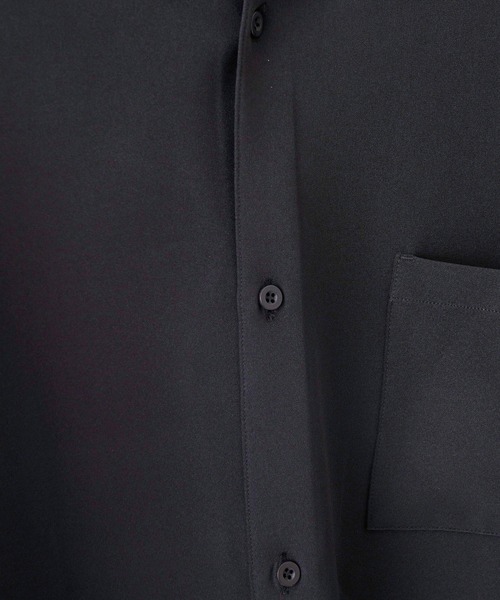 COLONY 2139(コロニートゥーワンスリーナイン)の「ストレッチイージーケアスタンド8分袖シャツ※セットアップ対応(シャツ/ブラウス・メンズ・チャコールグレー/ブラック/ネイビー・MEDIUM/LARGE)」の21枚目の写真