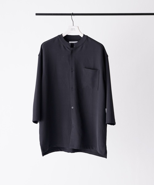 COLONY 2139(コロニートゥーワンスリーナイン)の「ストレッチイージーケアスタンド8分袖シャツ※セットアップ対応(シャツ/ブラウス・メンズ・チャコールグレー/ブラック/ネイビー・MEDIUM/LARGE)」の18枚目の写真