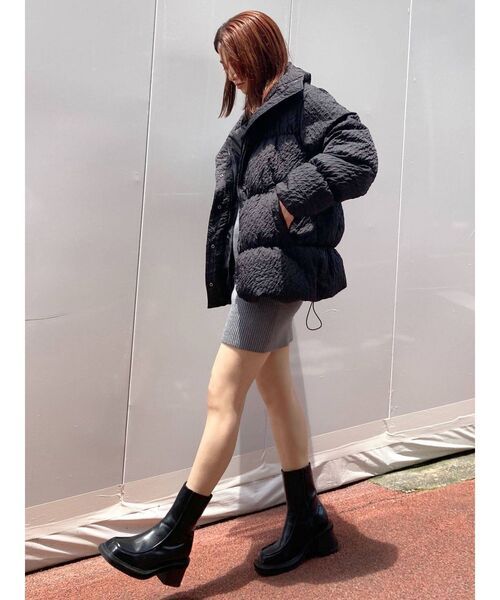 EMODA（エモダ）の「パッファーダウンジャケット（ダウンジャケット/コート・レディース・ブラック/ベージュ/その他/その他1・FREE）」の14枚目の写真
