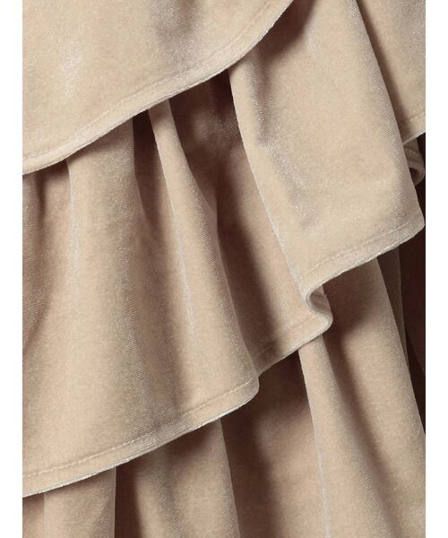 merry jenny（メリージェニー）の「ruffleベロアカーディガン（カーディガン/ボレロ・レディース・アイボリー/ブラック/ブラウン・FREE）」の9枚目の写真