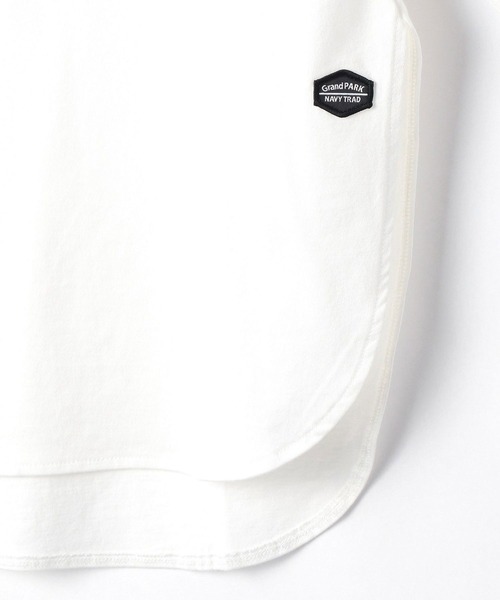 Grand PARK（グランドパーク）の「ラウンドヘム長袖Tシャツ（Tシャツ/カットソー・レディース・ホワイト・FREE）」の6枚目の写真