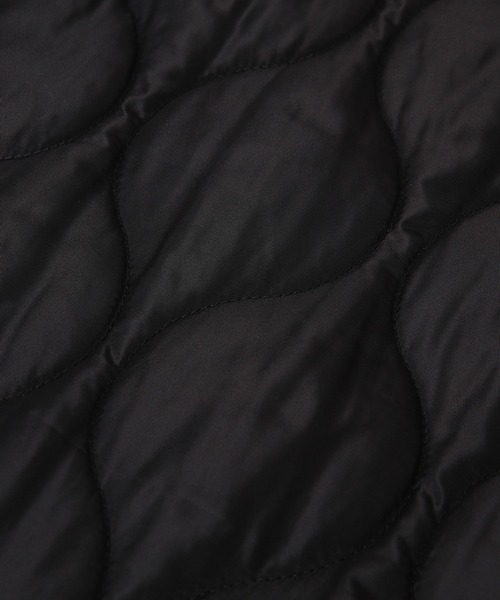 ADAM ET ROPE'(アダムエロペ)の「キルティングショートコート(ブルゾン・レディース・ブラック/イエロー・FREE)」の15枚目の写真