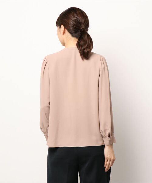 STRAWBERRY-FIELDS（ストロベリーフィールズ）の「ライトベネ　シャツ・ブラウス（シャツ/ブラウス・レディース・ピンク/ブラック/オフホワイト/ライトグレー/ピンク系その他・2）」の6枚目の写真