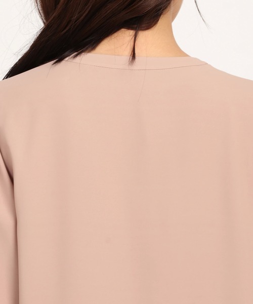 STRAWBERRY-FIELDS（ストロベリーフィールズ）の「ライトベネ　シャツ・ブラウス（シャツ/ブラウス・レディース・ピンク/ブラック/オフホワイト/ライトグレー/ピンク系その他・2）」の13枚目の写真