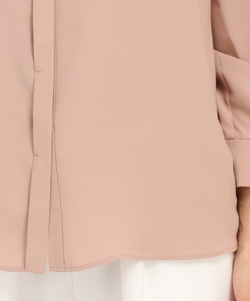 STRAWBERRY-FIELDS（ストロベリーフィールズ）の「ライトベネ　シャツ・ブラウス（シャツ/ブラウス・レディース・ピンク/ブラック/オフホワイト/ライトグレー/ピンク系その他・2）」の15枚目の写真