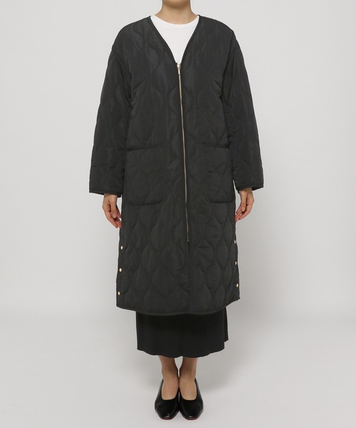 LEPSIM（レプシィム）の「中綿ノーカラーコート 950918（ダウン
