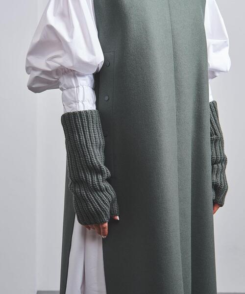 HYKE（ハイク）の「＜HYKE（ハイク）＞リブ フィンガーレス グローブ ■■■（手袋・レディース・オリーブ/ブラック・FREE）」の13枚目の写真