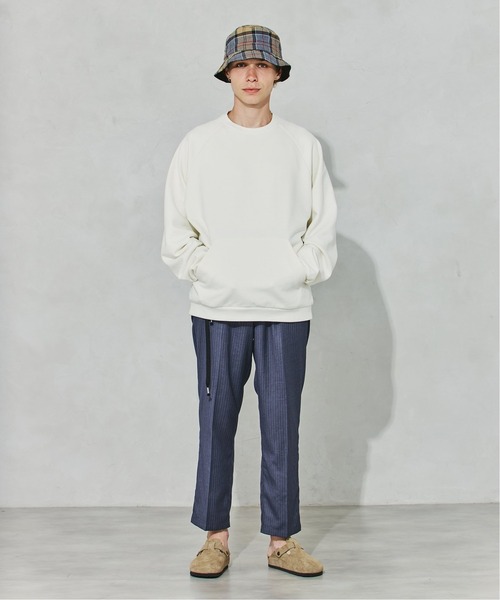 417 EDIFICE（フォーワンセブンエディフィス）の「【fosterr / フォスター】 ATHLETIC SWEAT / アスレチック スウェット（スウェット・メンズ・ブラック系その他/ネイビー/ホワイト/ベージュ・SMALL/MEDIUM/LARGE）」の16枚目の写真