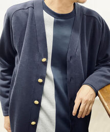 NOLLEY'S goodman | ミラノリブ メタルボタン カーディガン(※ハリの強い質感と金ボタンでジャケット替わりにも使える1着)(カーディガン/ボレロ)