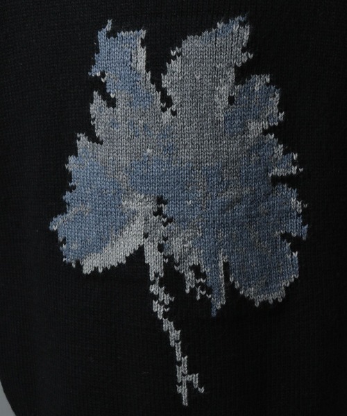 HARE(ハレ)の「BIGフラワーパターンニット(HARE)(ニット/セーター・メンズ・ホワイト系その他/ブラック系その他・SMALL/MEDIUM)」の12枚目の写真