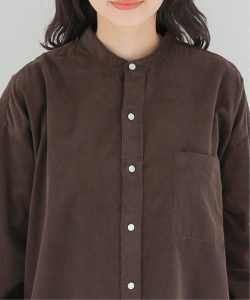 JOURNAL STANDARD relume（ジャーナルスタンダード　レリューム）の「シャツコールロングワンピース◆（ワンピース・レディース・ピンク/アイボリー/ブラウン/オリーブ・36/38）」の12枚目の写真