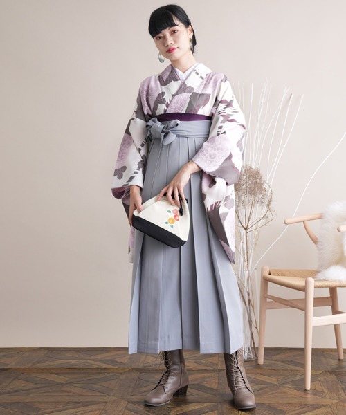 ウタタネ utatane ひよこ商店 子ども用 袴 着物セット utatane（ウタタネ）の「袴セット ひよこ商店（着物）」 - WEAR