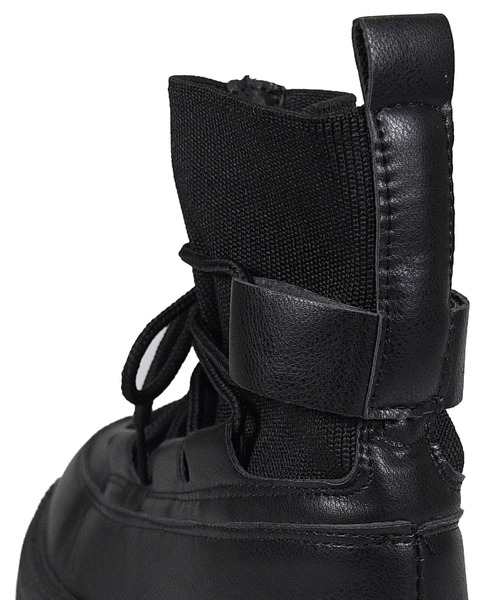 sango（sango）の「ソックスレースアップトラックソールブーツ（ブーツ・レディース・ブラック・S/M/3L/LL/L）」の3枚目の写真