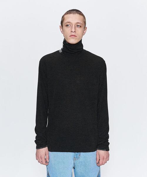 ANDERSSON BELL(アンダースンベル)の「<Andersson Bell> ADRIAN TTL KNIT/ニット(ニット/セーター・メンズ・ブラック/ダークブラウン/イエロー・M/L)」の7枚目の写真