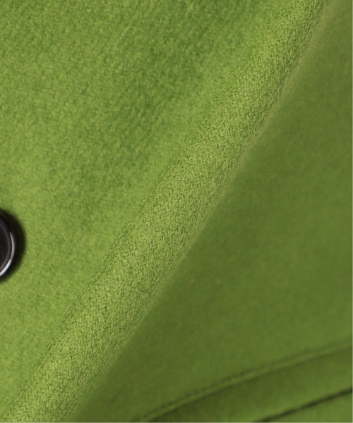 IENA LA BOUCLE(イエナラブークル)の「IENA LA BOUCLE メルトンクルーネックショートW前ブルゾン◆(ノーカラーコート・レディース・グリーン/ブラック・FREE)」の5枚目の写真