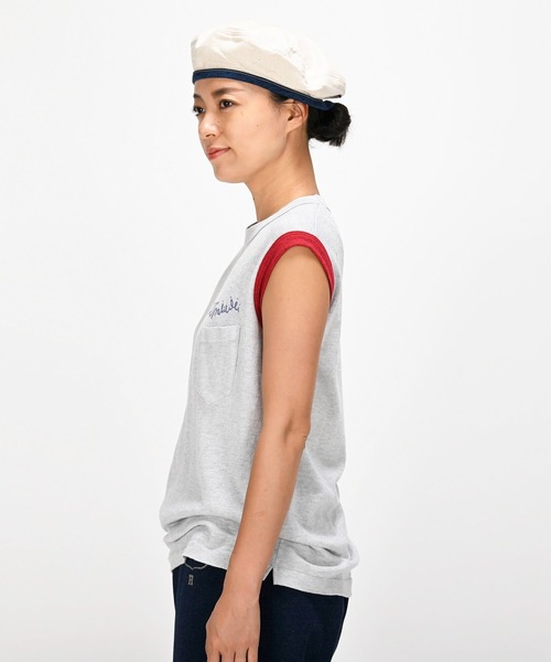 45rimpic 超ガーゼのノースリーブトップ