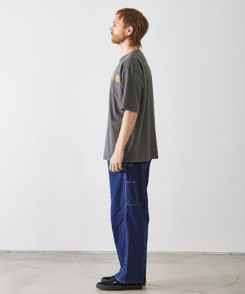 CAL O LINE（キャルオーライン）の「CAL O LINE /キャルオーライン　ALOLIN PRINT T CL221-060（Tシャツ/カットソー・メンズ・ブラック・LARGE/X-LARGE）」の4枚目の写真