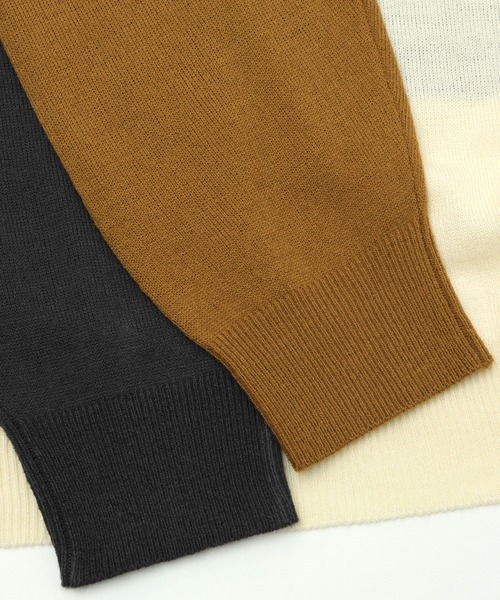 チチカカ(チチカカ)の「【ユニセックス】おじさん&クマニットプルオーバー(ニット/セーター・メンズ・チャコールグレー/カラフル・MEDIUM/LARGE)」の9枚目の写真