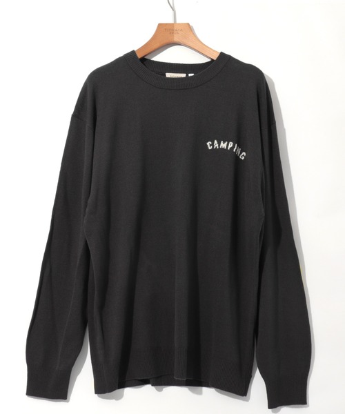 チチカカ(チチカカ)の「【ユニセックス】おじさん&クマニットプルオーバー(ニット/セーター・メンズ・チャコールグレー/カラフル・MEDIUM/LARGE)」の18枚目の写真