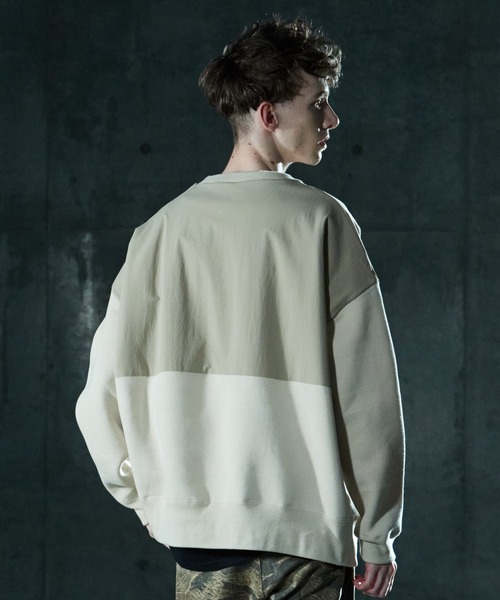 VIRGOwearworks（ヴァルゴウェアワークス）の「LOOSE FIT SWEAT（スウェット・メンズ・グレー/ブラック/ベージュ・2/3/4）」の8枚目の写真