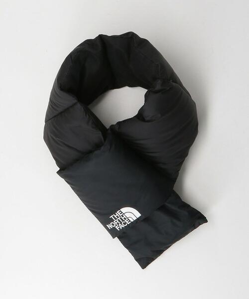 THE NORTH FACE(ザノースフェイス)の「<THE NORTH FACE(ザノースフェイス)> NUPTSE MUFFLER/ヌプシマフラー(マフラー・メンズ・ブラック/オリーブ・FREE)」の1枚目の写真