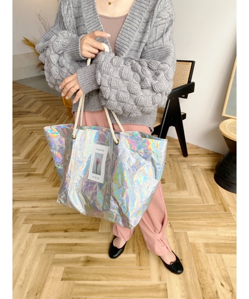 jumelle（ジュメロ）の「POPUPメタリックバッグ（エコバッグ/サブバッグ・レディース・A・FREE）」の6枚目の写真
